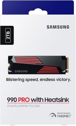 Samsung 990 PRO 2TB NVMe Heatsink