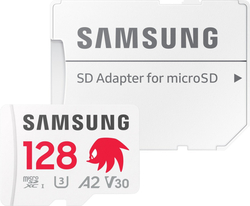 Samsung microSDXC 128GB PRO Plus Sonic the Hedgedog™ + SD adaptér