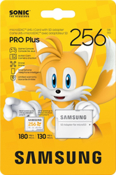 Samsung microSDXC 256GB PRO Plus Sonic the Hedgedog™ + SD adaptér