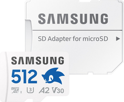 Samsung microSDXC 512GB PRO Plus Sonic the Hedgedog™ + SD adaptér