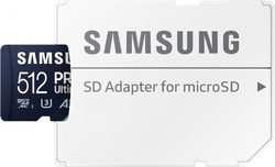 Samsung microSDXC 512GB PRO Ultimate + SD adaptér