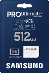 Samsung microSDXC 512GB PRO Ultimate + SD adaptér