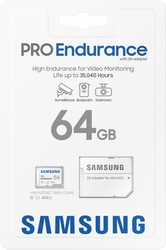 Samsung microSDXC 64GB PRO Endurance + SD adaptér