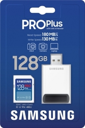 Samsung SDXC 128GB PRO Plus + USB adaptér