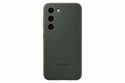 Samsung Silikonový zadní kryt pro Samsung Galaxy S23+ Khaki