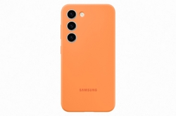 Samsung Silikonový zadní kryt pro Samsung Galaxy S23+ Orange