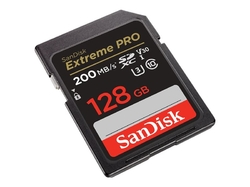 SanDisk Extreme Pro SDXC 128GB 200 MB/s C10 V30 UHS-I U3