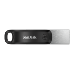 SanDisk iXpand Flash Drive Go 128GB, USB-A + Lightning