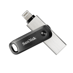 SanDisk iXpand Flash Drive Go 128GB, USB-A + Lightning