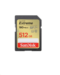 SanDisk SDXC Extreme 512GB UHS-I U3, V30