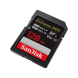 SanDisk SDXC Extreme PRO 128GB UHS-II U3, V60, 280MB/s