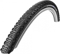 Schwalbe plášť CX Comp 20x1.75 KevlarGuard černá+reflexní pruh