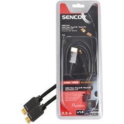 Sencor SAV 166-025 HDMI M-M 2,5m v1.4 P 