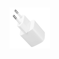 Set síťové nabíječky FIXED Mini s USB-C výstupem a USB-C/USB-C kabelu, podpora PD, 1 metr, 30W, bílý