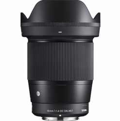 SIGMA 16mm F1.4 DC DN Contemporary pro Canon M