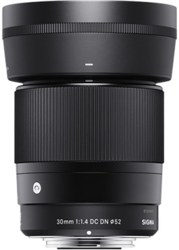 SIGMA 30mm F1.4 DC DN Contemporary pro Canon M