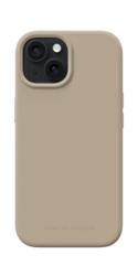 Silikonový ochranný kryt iDeal Of Sweden pro iPhone 15 Beige