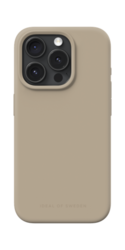 Silikonový ochranný kryt iDeal Of Sweden pro iPhone 15 Pro Beige