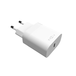 Síťová nabíječka FIXED s USB-C výstupem a podporou PD, 20W, bílá