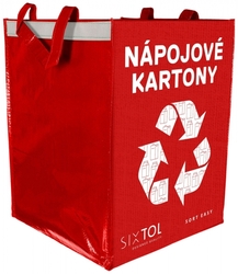 Sixtol Tašky na tříděný odpad Sort Easy 4 Carton, 30x30x40cm, 4x36l, 4ks