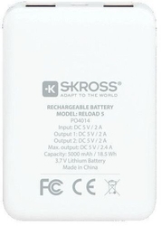 SKROSS powerbanka Reload 5, 5 000mAh, 2x USB-A