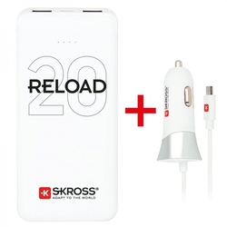 SKROSS promo akce powerbank Reload 20 + USB Car Charger zdarma