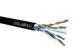 SOLARIX kabel, CAT6, FTP PE, venkovní, 500m, špulka