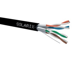 SOLARIX kabel, CAT6A, STP PE Fca, 500m, cívka