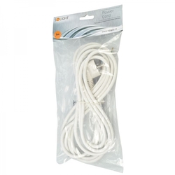 Solight flexo kabel, 3x 1mm2, bílá, 5m