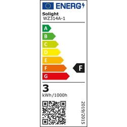 Solight LED žárovka, bodová , 3W, GU10, 3000K, 260lm, bílá