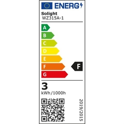 Solight LED žárovka, bodová , 3W, GU10, 4000K, 260lm, bílá