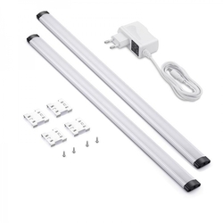 Solight LED dotykové podlinkové a nábytkové svítidlo stmívatelné, 2x 5W, 4100K, 2x 50cm