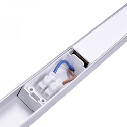 Solight LED lineární svítidlo podlinkové, 10W, 4100K, 3-stupňové stmívaní, vypínač, hliník, 58cm