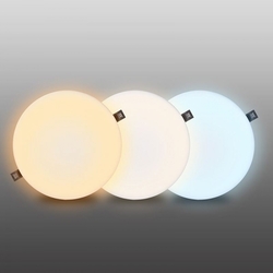 Solight LED podhledové svítidlo CCT, IP44, 20W, 1800lm, 3000K, 4000K, 6000K, kulatý