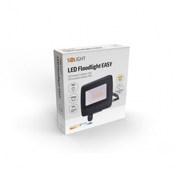 Solight LED reflektor Easy, 20W, 1600lm, 4000K, IP65, černý