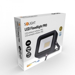 Solight LED reflektor PRO, 30W, 2760lm, 5000K, IP65