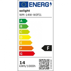 Solight LED reflektor smart WIFI, 14W, 1275lm, RGB, IP65