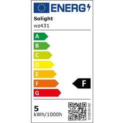 Solight LED SMART WIFI žárovka, svíčka, 5W, E14, RGB, 400lm