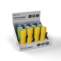 Solight LED Svítilna, 3W LED COB, 120lm, 3 x AAA