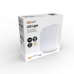 Solight LED venkovní osvětlení čtvercové, 13W, 910lm, 4000K, IP54, 16cm