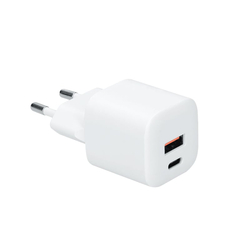 Solight USB-C + USB-A fast charger GaN 20W PD