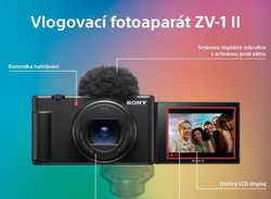 Sony vlogovací fotoaparát ZV-1 II