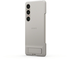 Sony Xperia Stand Cover pro Xperia 1 VI 5G stříbrné