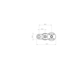 SP Connect Clutch Mount Pro Chrome 53231 černá