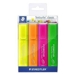 STAEDTLER Zvýrazňovač "Textsurfer classic 364", 4 barvy, 1-5mm