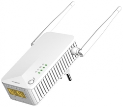 STRONG sada 2 adaptérů Powerline WF 600 DUO FR/ Powerline 600 Mbit/s/ Wi-Fi 300 Mbit/s/ 2x LAN/ bílý