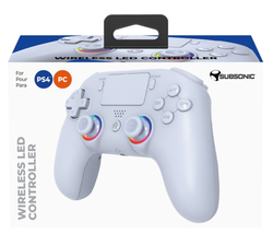 SUBSONIC by SUPERDRIVE Wireless LED pro PS4, bílý