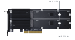 Synology Adaptér M.2 SSD M2D20