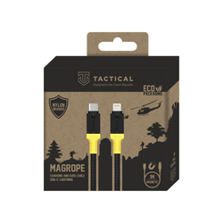 Tactical MagRope USB-C/Lightning 1m černý/žlutý