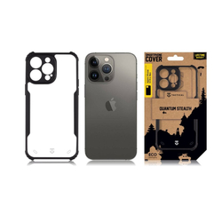 Tactical Quantum Stealth Kryt pro Apple iPhone 14 Pro Max Clear/Black 